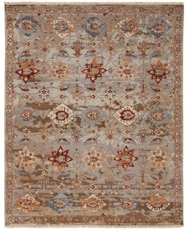 Feizy Коврик Leylan 0583F 1,07x1,68 м, 80% шерсти, 20% хлопка, цветочный узор, современный стиль 11233337