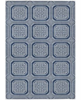 Addison Коврик универсального использования с геометрическим узором, водоотталкивающий полиэстер, 55 см х 76 см 11226923