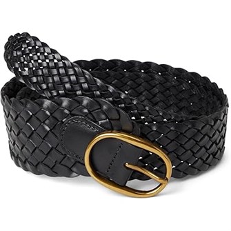 Madewell Кожаный тканевый пояс для бедер с плетеным мотивом, ширина 7 см, стильный и универсальный 11227279