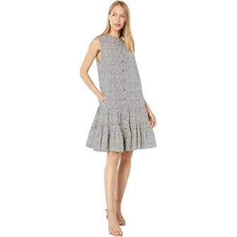 Платье Joie Alaga с карманами и рюшами, 78% хлопок, 22% шелк 10047211