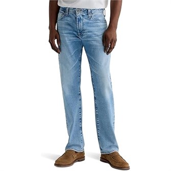 Мужские джинсы AG Jeans Protege Classic Straight с прямым кроем и пятью карманами, 93% хлопок, классический дизайн 11227127