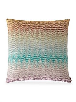 Missoni Подушка Yamagata с зигзагообразным рисунком, 54% полиэстер, 43% хлопок, 50 см х 50 см 11166894