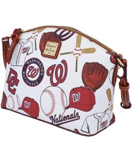 Dooney &amp, Bourke Сумка через плечо Washington Nationals Gameday Suki с запястным кошельком и множеством отделений 11173494