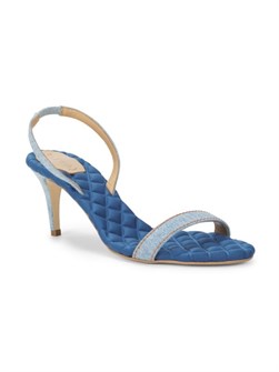 Сандалии Aera Claudia 75 мм из денима с открытым носком и регулируемой задней частью 11231932