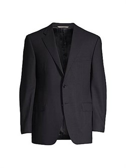 Спортивный шерстяной пиджак Canali с лацканами и карманами, Италия 11168180