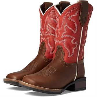 Западные ботинки для девочек Roper Kids Monterey с двойной стелькой REBOOT™ и квадратным носком 11201535