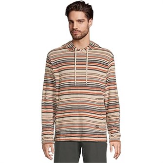 Мужское худи Flecker Diego от Billabong с капюшоном, длинными рукавами и карманом-кенгуру, 100% хлопок 11226584