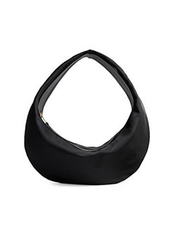 Khaite Спортивная сумка среднего размера Olivia из нейлона с кожаными вставками и двусторонней молнией 11167260