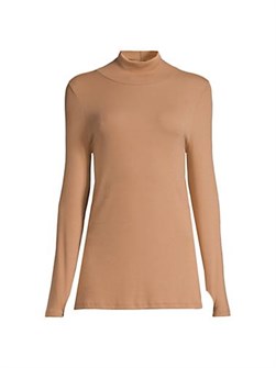 Туника Nazira из мягкой смеси пима-хлопка с воротником и длинными рукавами, Skin 11164560