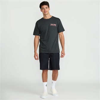 Футболка Volcom Never Ends из 100% хлопка с классическим дизайном и свободным кроем 11235164