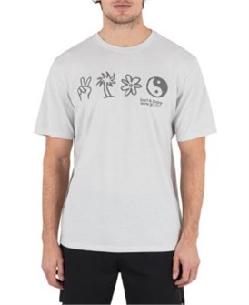 Мужская футболка Hurley Three Days с короткими рукавами, защита от ультрафиолета UPF 30+ 11239917