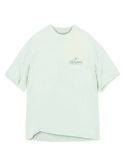 Оверсайз хлопковая футболка с круглым вырезом и логотипом Represent Grand Cru Classe 11167219