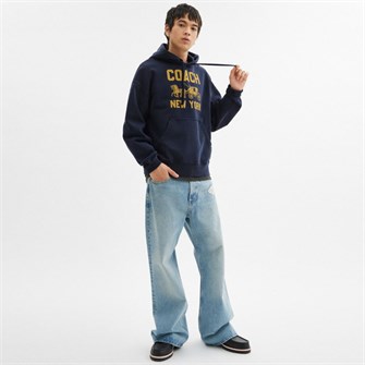 Хлопковое худи Horse And Carriage от Coach с карманом-кенгуру 11209730