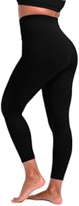 Sunzel Женские капри-леггинсы из переработанного материала с высокой талией и контролем живота, 25 дюймов 11240814