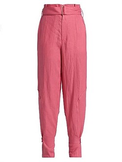 Льняные шаровары Leona от Hevron с бумажным поясом и карманами, 100% лен 11165116