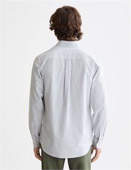 Рубашка в тонкую полоску Scotch &amp, Soda Oxford с классическим силуэтом для повседневного стиля 11177776