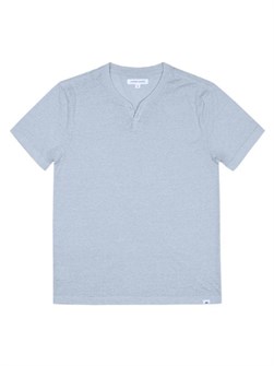 Лёгкая футболка Vintage Summer Beach Notch с вырезом и пуговицей, 60% хлопок, 40% полиэстер 11170232