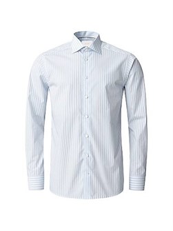 Рубашка с бенгальской полоской от Eton, современный крой, длинные рукава, перламутровые пуговицы 11166192