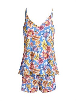 Короткая пижама с цветочным узором от Johnny Was, из хлопкового микса, с топом на бретелях 11166317