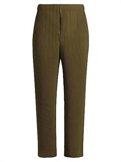 Кроп-штаны с плиссировкой Homme Plisse Issey Miyake с эластичным поясом и боковыми карманами 10049025