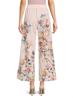 Широкие брюки Wdny с цветочным узором и комфортной тянущейся талией 11170050