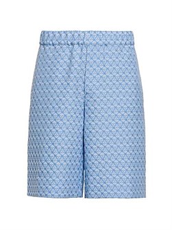 Пижамные шорты McQueen с принтом черепов, эластичным поясом и карманами, Италия 11166954