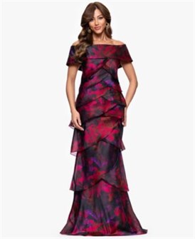 Яркое длинное платье Xscape для невысоких девушек, без рукавов, с подкладкой 11231525