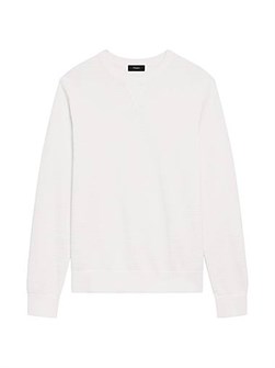 Лонгслив Myhlo с круглым вырезом из 100% хлопка от Theory, с вязаным краем 11166852