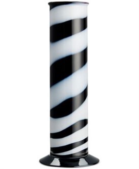 Kosta Boda Цилиндрическая кристаллическая ваза 30 см, ручная работа стеклодува, дизайнерский стиль лабораторного стекла, диаметр 20 см 11027362