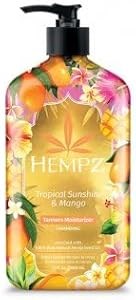 Hempz Увлажняющий автозагар с блеском ',Тропическое солнце и манго',, 17 унций, с маслом семян конопли 11294717