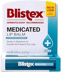 Blistex Увлажняющий лечебный бальзам для губ, 4.25 г, SPF 15, упаковка 24 шт. 11300233