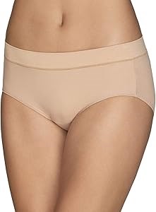 Женские трусики-слипы Vanity Fair Beyond Comfort с мягким бесшовным поясом и полной поддержкой сзади, размер 5 11242786