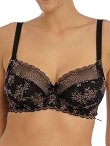 Бюстгальтер Freya Offbeat Decadence, 30HH, черный, с боковой поддержкой и эффектом спортивного топа 11267703