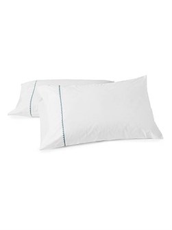 Coyuchi Набор из двух наволочек с вышивкой «Флорет», 100% органический хлопок, размеры 50x80 см и 50x100 см 11015069