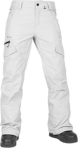 Volcom Сноубордические брюки Aston Gore-Tex slim fit, водонепроницаемая мембрана, серые 11304148