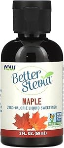 NOW Foods Жидкий подсластитель Better Stevia без калорий, с ароматом английской ириски, с низким гликемическим индексом, кошерный, 60 мл 11293571
