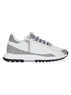 Кроссовки Givenchy Spectre из кожи и денима с узором Monogram 72, молнией 4G и двумя парами шнурков 11026726