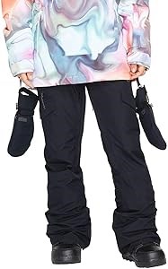 Volcom Черные брюки из материала Gore-TEX® Aston, 100% нейлон, с застежкой на молнии 11285225