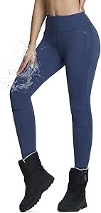 Baleaf Утеплённые водонепроницаемые сноубрючки с флисовой подкладкой для зимних видов спорта и активного отдыха 11291134