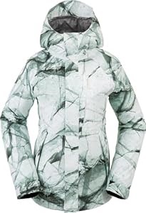 Volcom Женская утепленная куртка V.Co Aris Ins, 100% хлопок, цвет белый лед 11250684