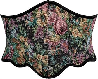 Женский ренессансный корсетный пояс с цветочным принтом Scarlet Darkness, 90% полиэстер и 10% вискоза 11285275