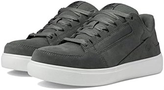 Мужские кроссовки Volcom® Evolve EH Comp Toe – замшево-кожаный верх, амортизирующая мягкая стелька с мемори-фомом, серый цвет, размер 10.5 M 11279492