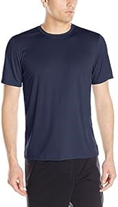 Мужская футболка Champion с коротким рукавом и влагозащитой, тёмно-синего цвета, размер S 11267489