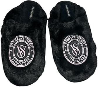 Тапочки Victoria',s Secret с закрытым носом из искусственного меха и комфортной резиновой подошвой 11309014