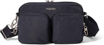 Baggallini Антиугонная сумка через плечо 23x14 см с защитой RFID, замком-молнией и усиленными ремнями 11287605