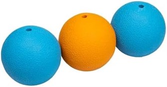 Amazon Basics Игрушка для собак из безопасной натуральной резины, мяч 3 штуки, 6,4 см 11279828