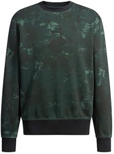 Мужское стильное худи BOSS We Jungle из 100% хлопка в зелёном цвете, размер S 11304795