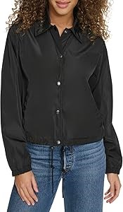 Укороченная женская куртка Champion с кнопочной застежкой и карманами из легкого сатина 11261246