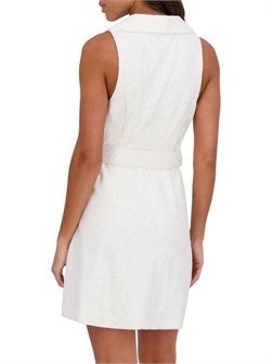 Мини-платье А-силуэта из кружева от kensie с поясом на талии и боковой застёжкой, 97% нейлон 11025903