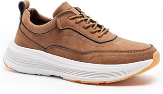 Мужские кожаные ортопедические туфли OrthoComfoot с поддержкой свода стопы для снятия болей в стопах и пяточной области 11271026